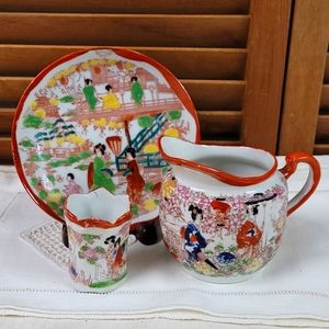 Vintage Japanese Geisha Ware Porcelain Set